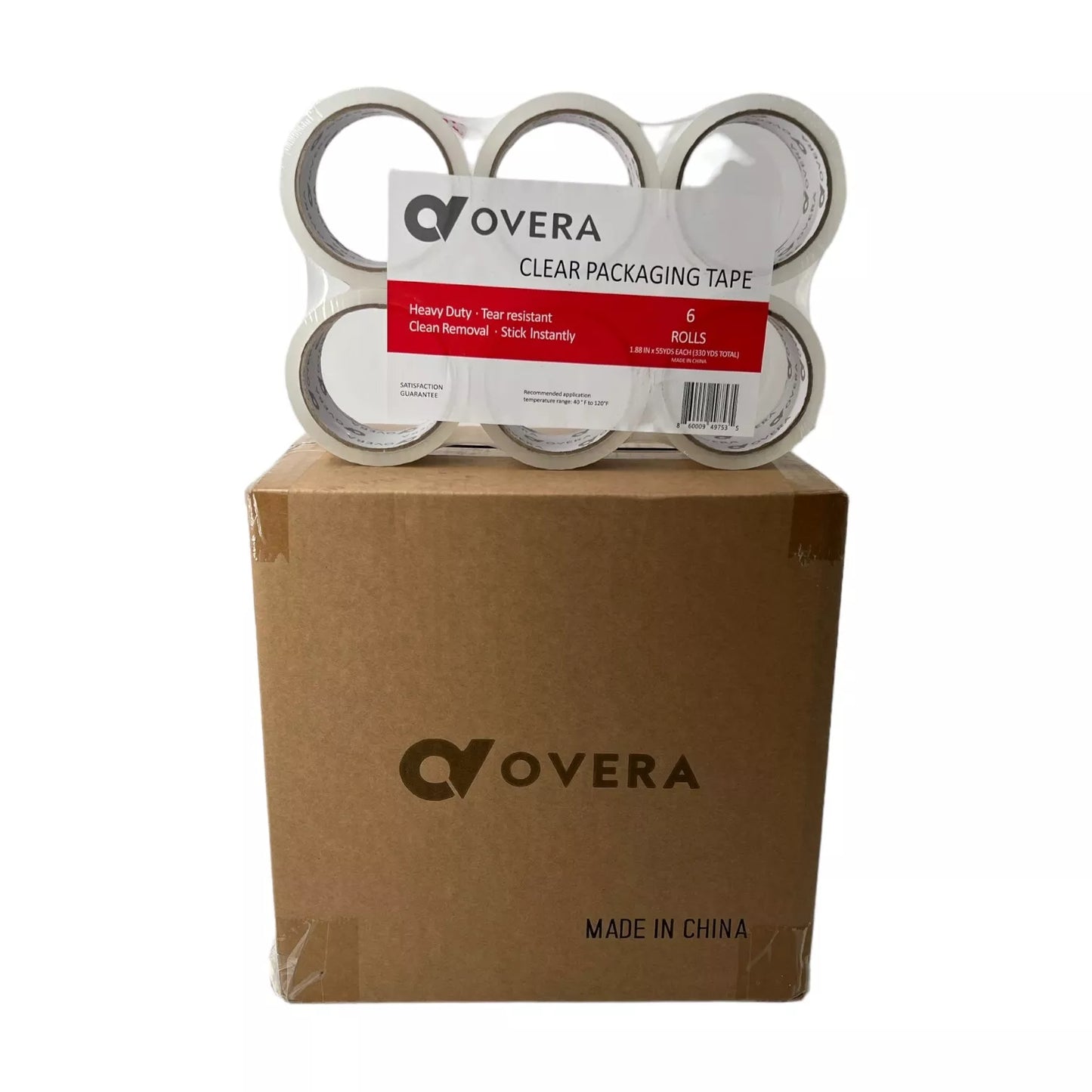 Clear Tape 2" x110 Yards 6 pcs