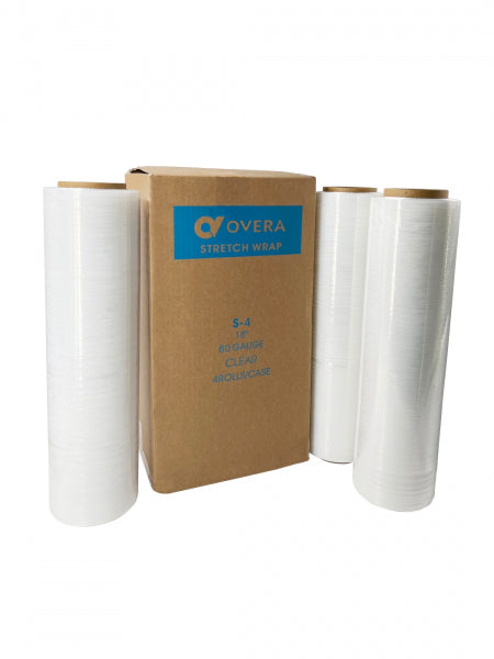 Clear Stretch Wrap 80-Gauge 18 in. x 1000 ft.