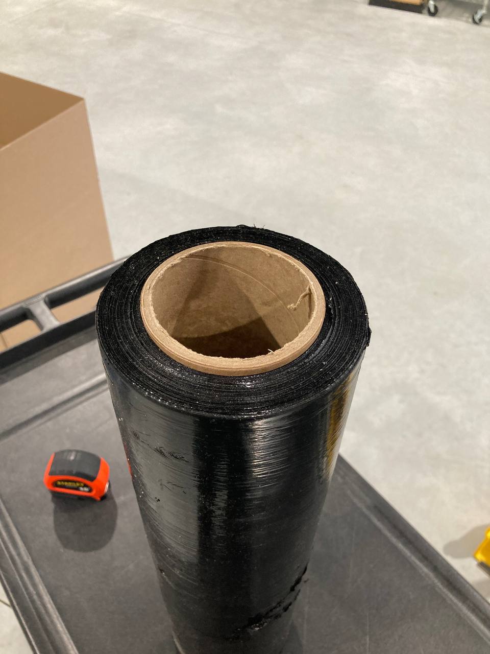 Black Stretch Wrap 80-Gauge 18 in. x 1000 ft.