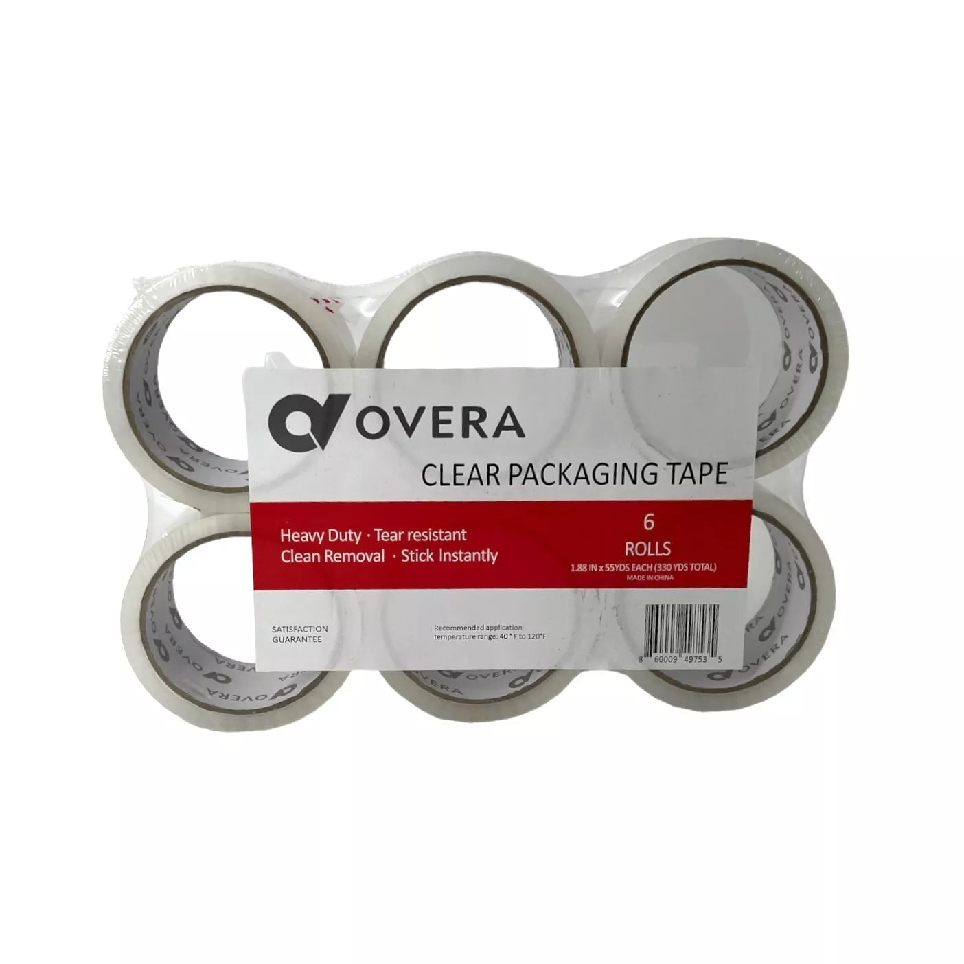 Clear Tape 2" x110 Yards 6 pcs